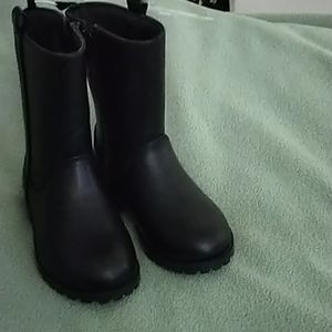 Leather riding boots